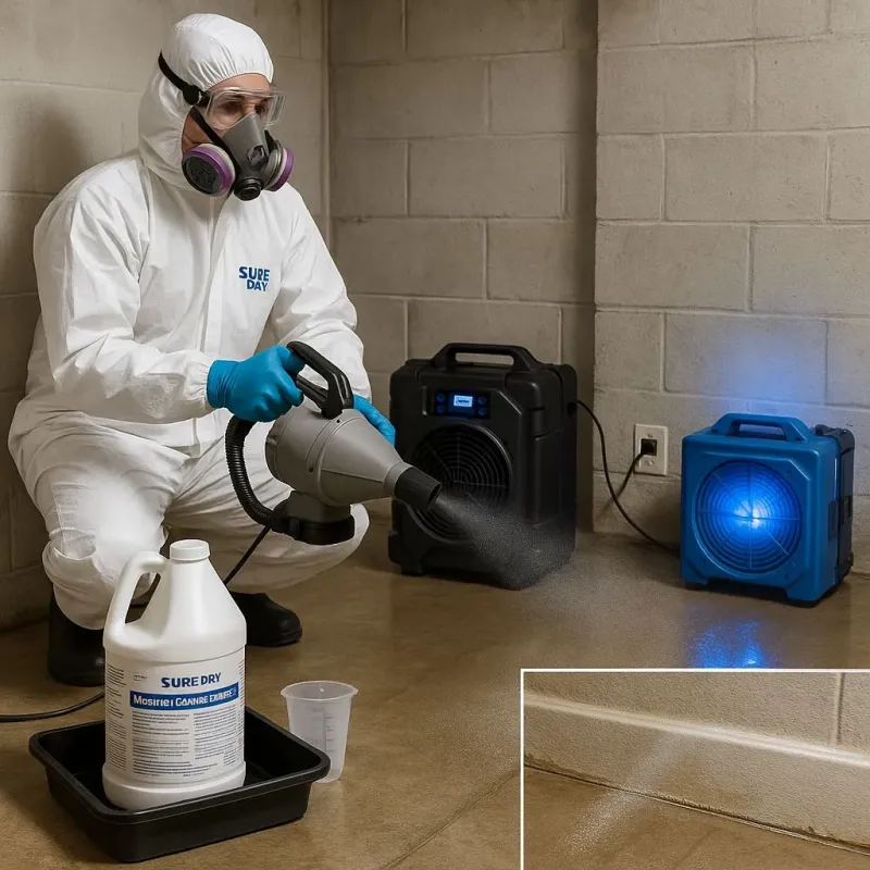Sanitization and Odor Removal process in Merriam Woods, MO